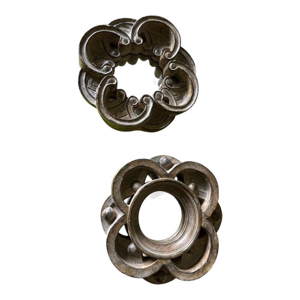 Set/2 small mirrors wall decor Celtic Victorian home accents romantic unique